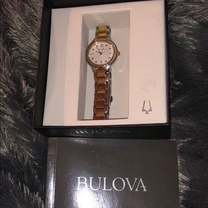 Bulova Women’s diamond Two-tone bracelet watch